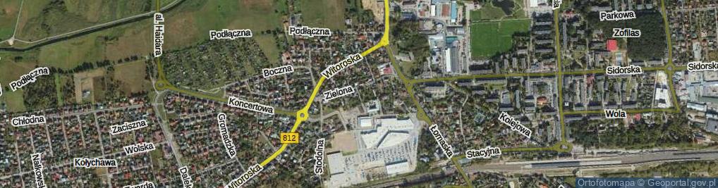 Zdjęcie satelitarne Mała ul.